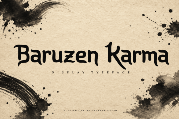 Baruzen Karma Display Font Review