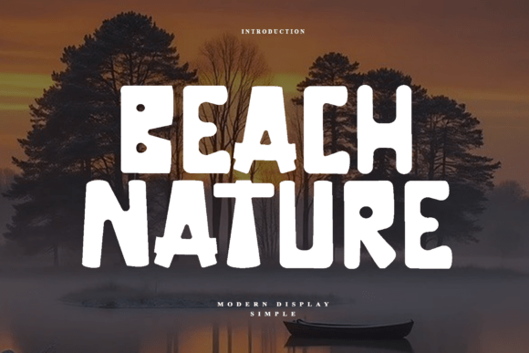 Beach Nature Typeface Review: Rugged Display Fonts for Outdoor Branding