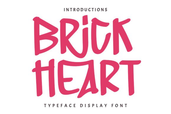 Brick Heart: The Display Font for Cozy, High-Impact Campaigns