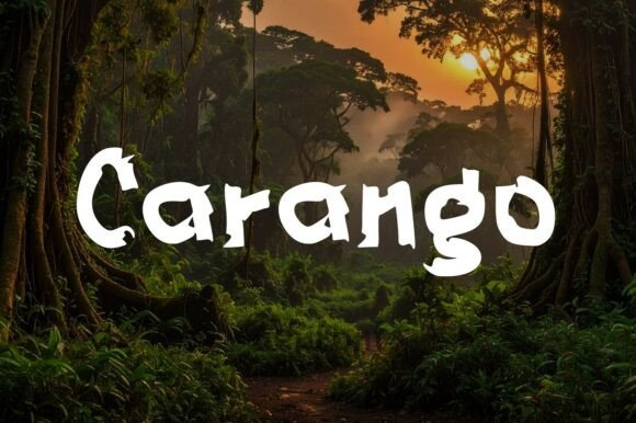 Carango Typeface Review: Nature-Inspired Display Fonts for Editorial Design