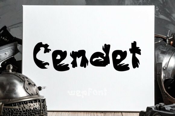 Cendet: The Raw Brush Display Font for High-Impact Campaigns