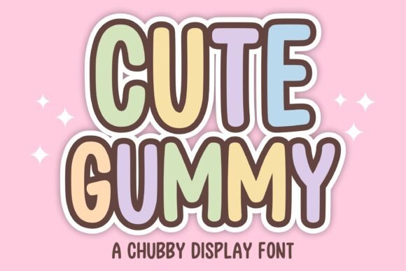 Cute Gummy: The Perfect Display Font for Playful Branding