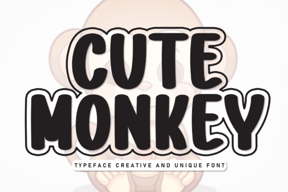 Cute Monkey: A Bold Display Typeface for Editorial Design
