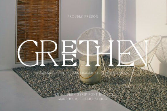 Greethen: The Modern Serif Typeface for Elevated Brand Identity