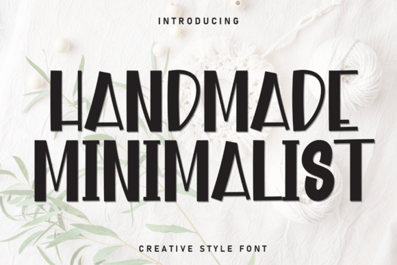 Handmade Minimalist Typeface for Modern Web Design