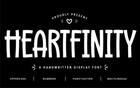 Heartfinity: The Perfect Handwritten Display Font for Crafters
