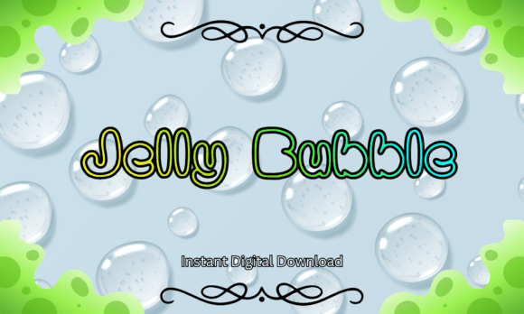 Jelly Bubble: The Playful Display Font for Viral Campaigns