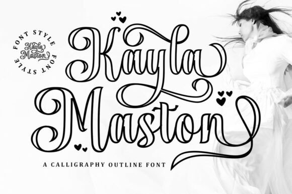 Kayla Maston: Elegant Script Handwritten Fonts for Boutique Designs