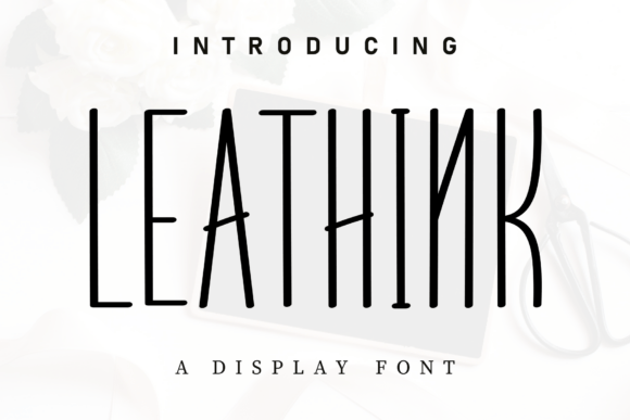 Leathink: The Charming Handwritten Font for Heartfelt Crafts