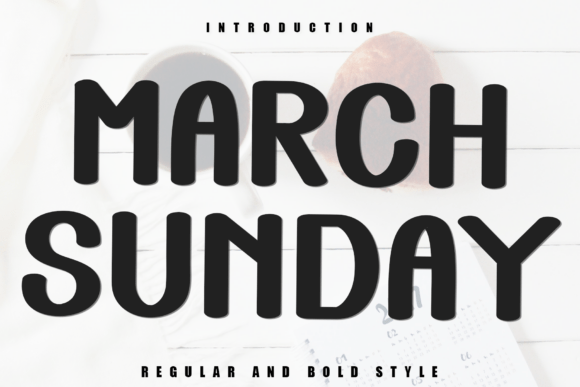 March Sunday Typeface Review for Holiday Branding
