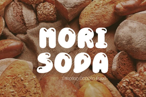 Mori Soda: A Playful Cute Display Typeface for Creative Branding
