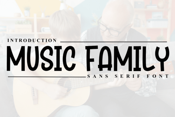 Music Family Typeface: A Playful Font for Brand Harmony