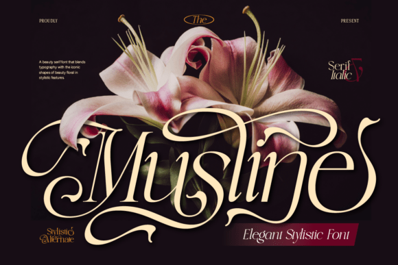 Musline: The Elegant Serif Typeface for Premium Brand Visuals