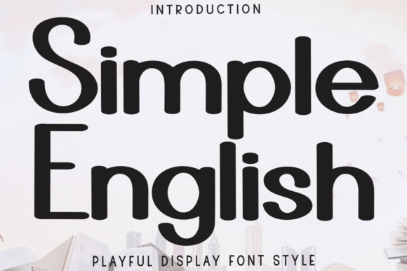 Simple English Typeface Review for Holiday Branding