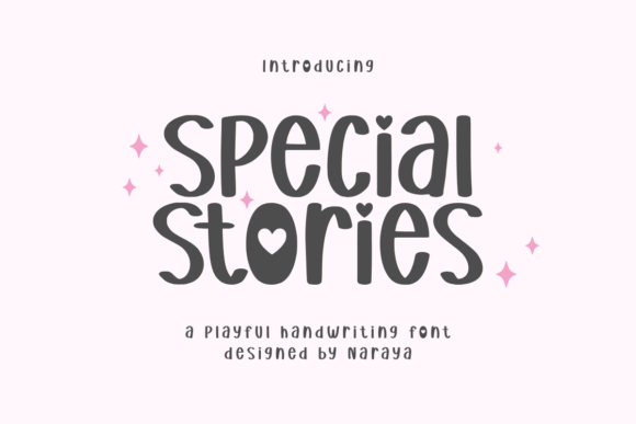 Special Stories: A Playful Handwriting Font for Creative Branding
