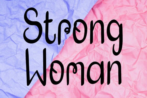 Strong Woman Typeface: Elegant Display Fonts for Modern Web Design