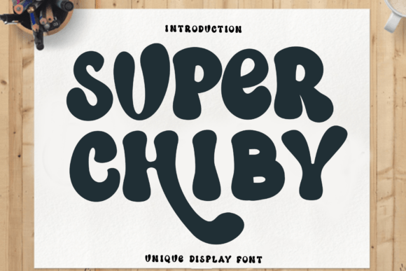 Super Chiby: The Festive Display Font for Holiday Crafts