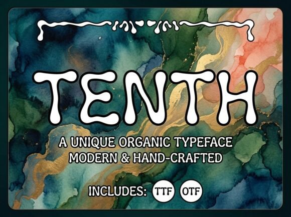 Tenth Display Font for Boutique Branding