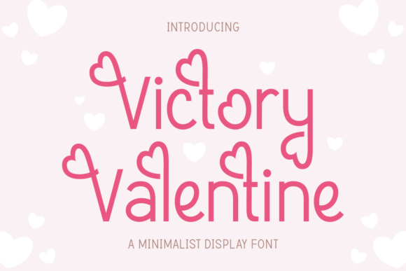 Victory Valentine Display Font for Romantic Web Design